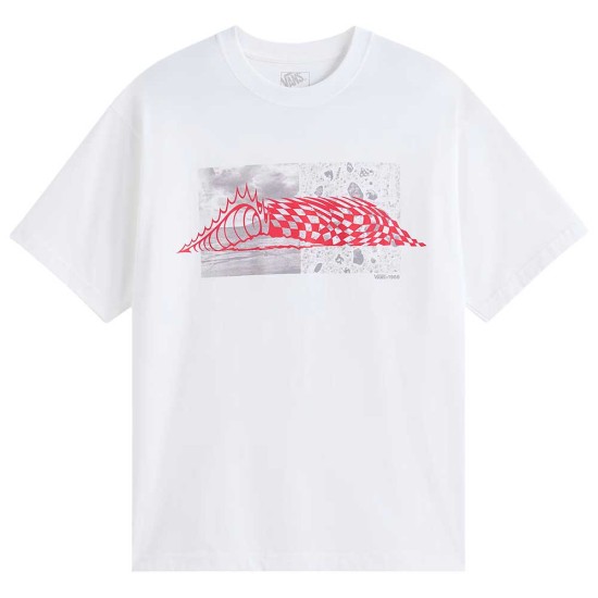 Vans Wave Check T-Shirt Άσπρο